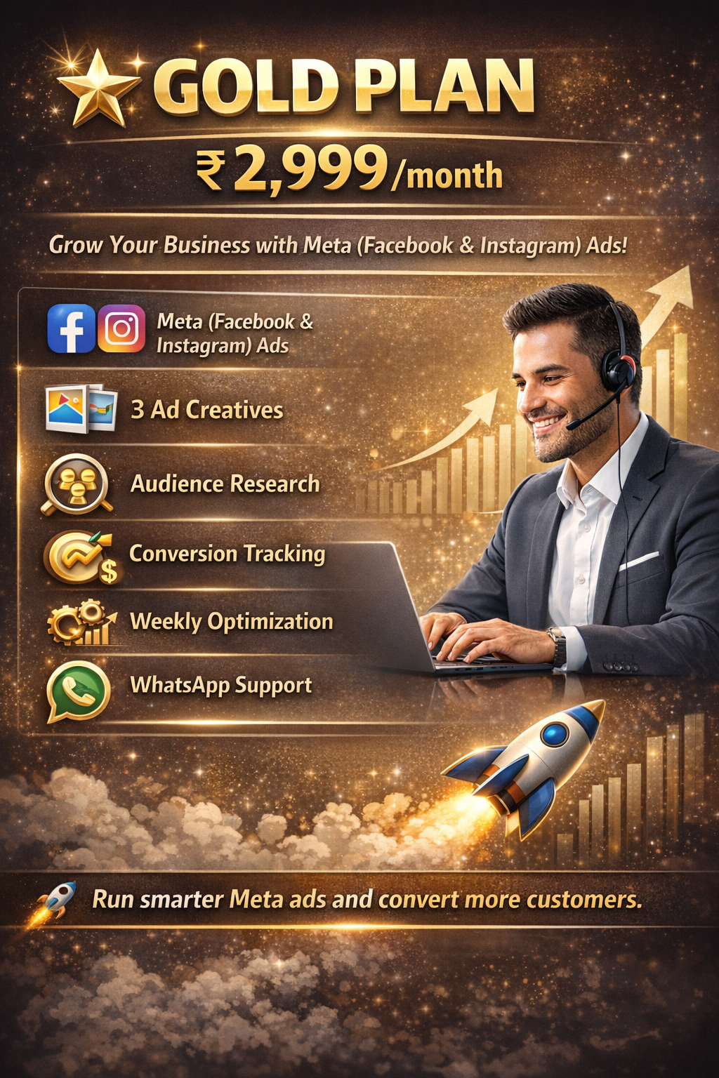 Gold Plan for Meta( Facebook & Instagram ) Ads