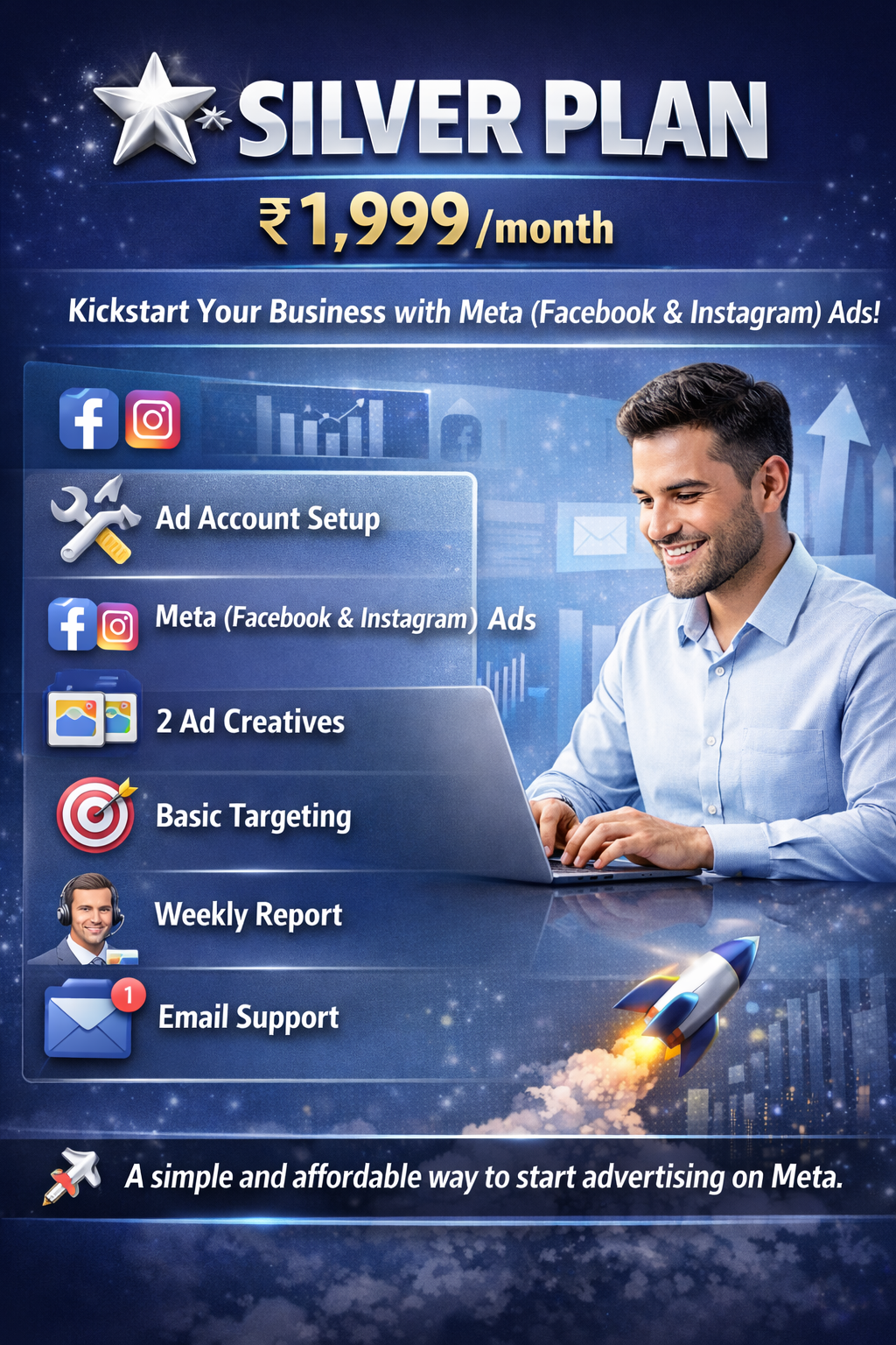 Silver Plan for Meta (Facebook & Instagram) ads